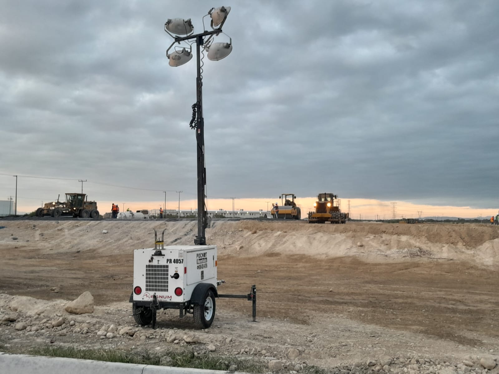 Torre de Iluminación Operando